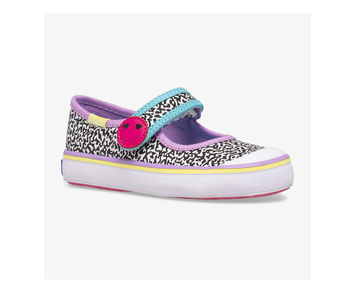 Girls Little Kid's Harper Black/Neon - Keds