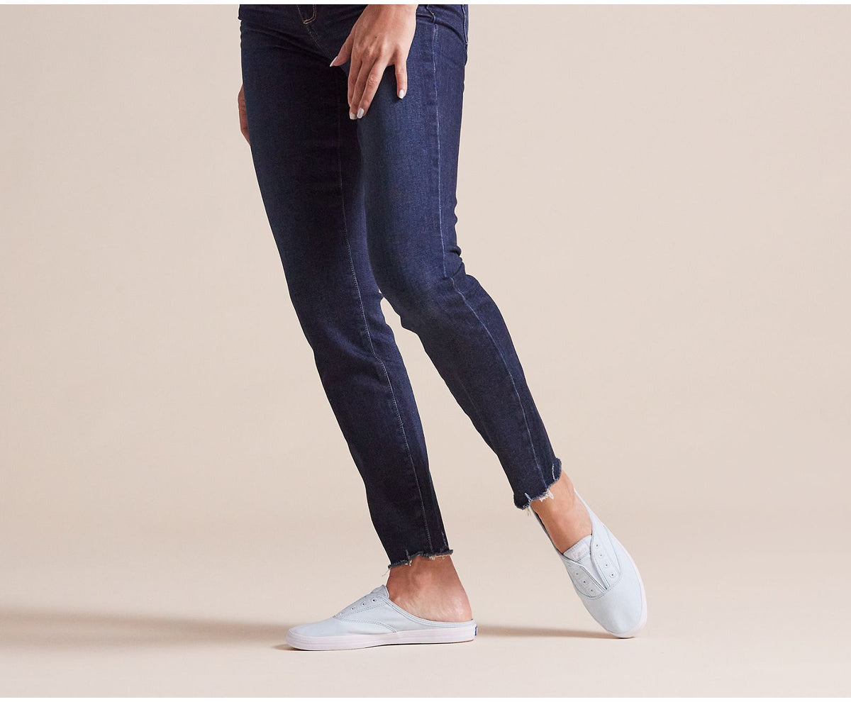Women Washable Moxie Mule Feat. Organic Cotton Light Blue - Keds