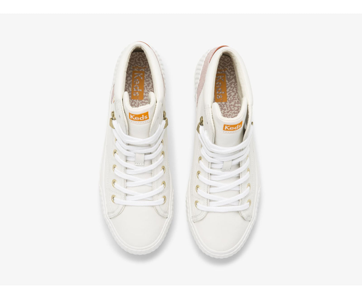 Women Demi Mid TRX Leather White - Keds