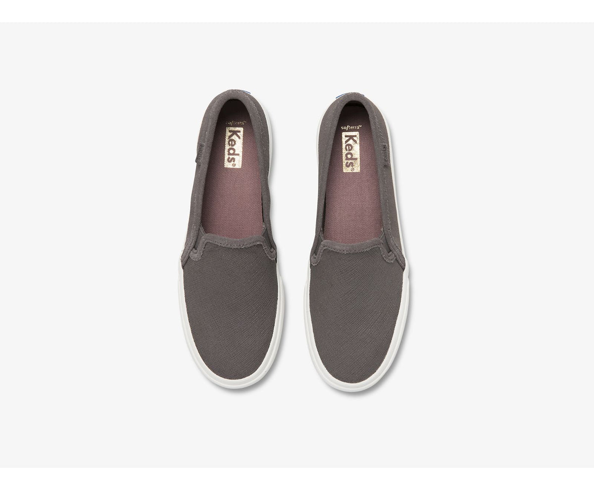 Women Double Decker Suede Smoke - Keds