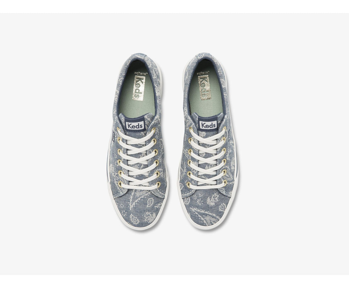 Women Jump Kick Duo Feat. Organic Cotton Bandana Indigo - Keds