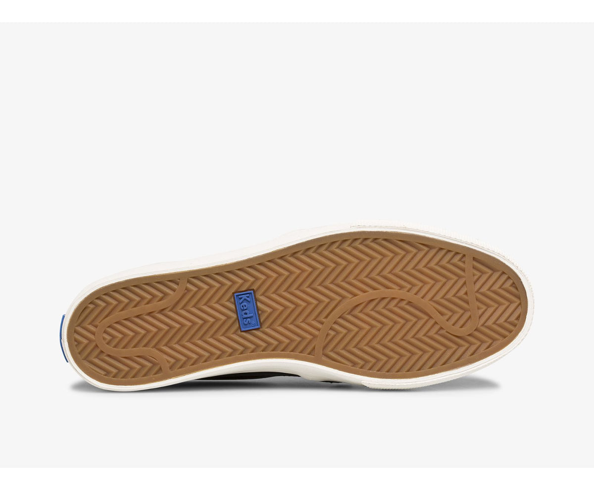 Women Jump Kick Slip Leather Black - Keds