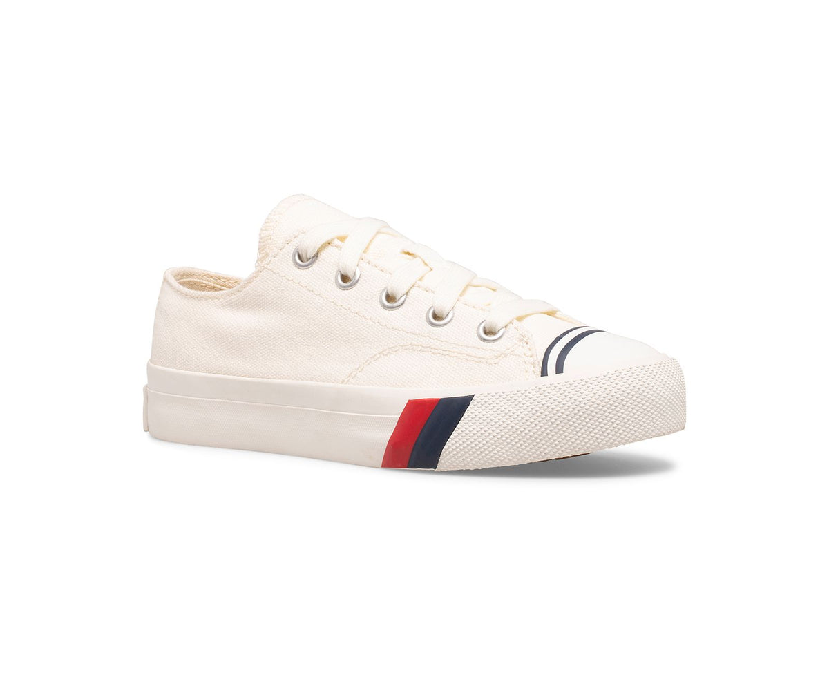 Girls|Boys Big Kid's Royal Lo White - Keds