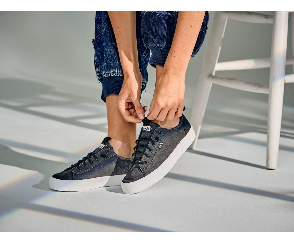 Women Kickback Washable Feat. Organic Cotton Black - Keds