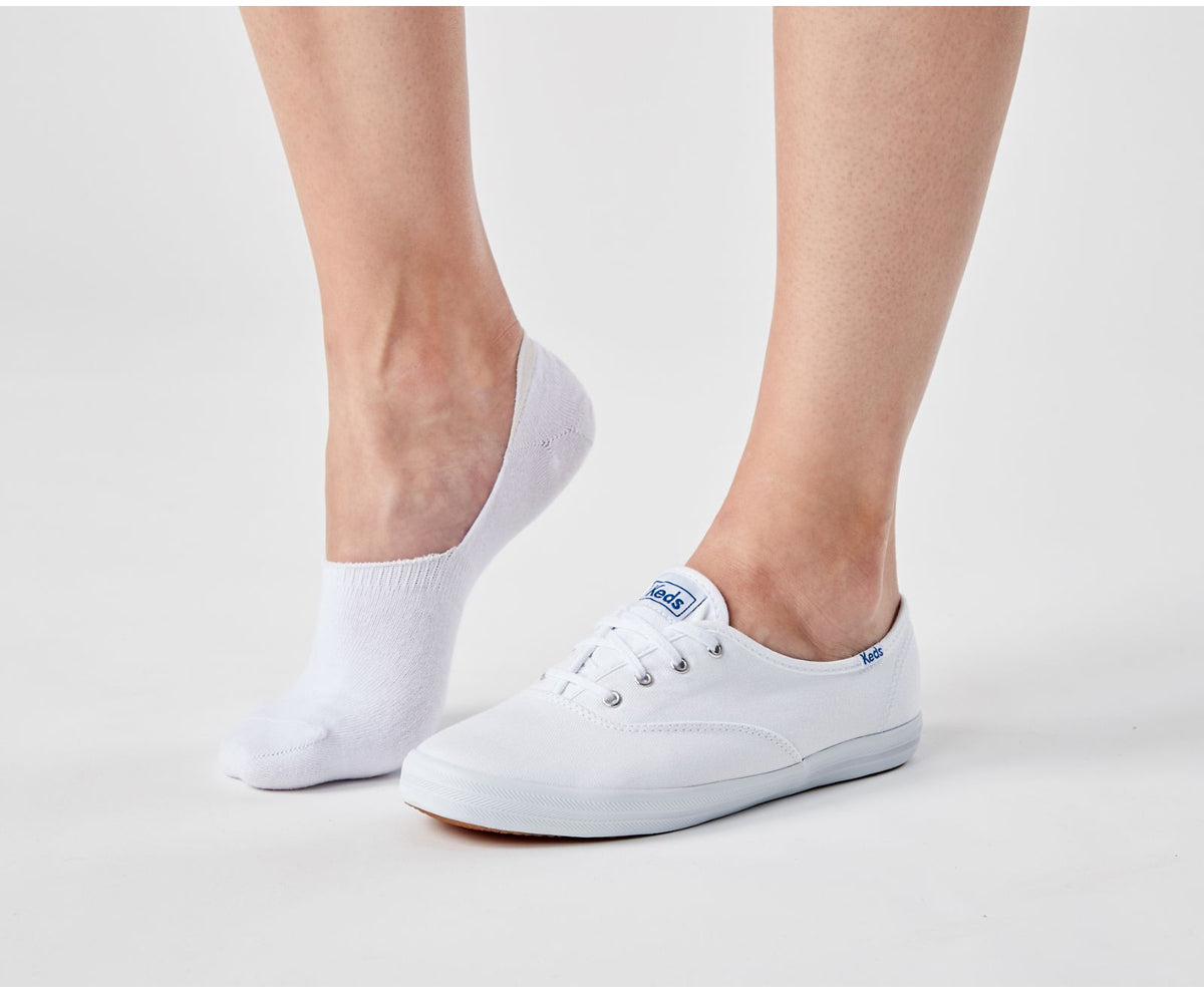 Women 6 Pk Classic Sneaker Liner Socks White - Keds
