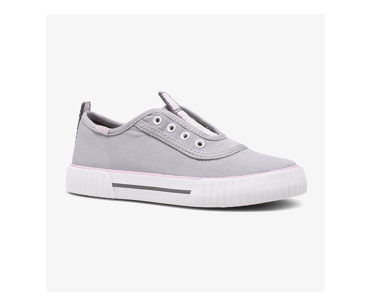 Girls Big Kid's Topkick Washable Slip On Grey - Keds