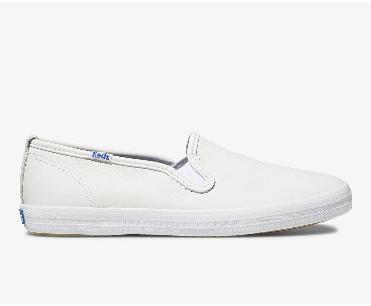 Women Champion Slip On Leather White - Keds
