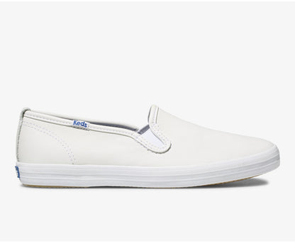 Women Champion Slip On Leather White - Keds