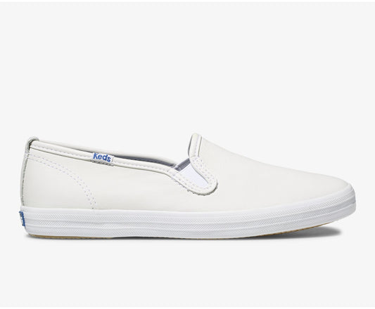 Women Champion Slip On Leather White - Keds