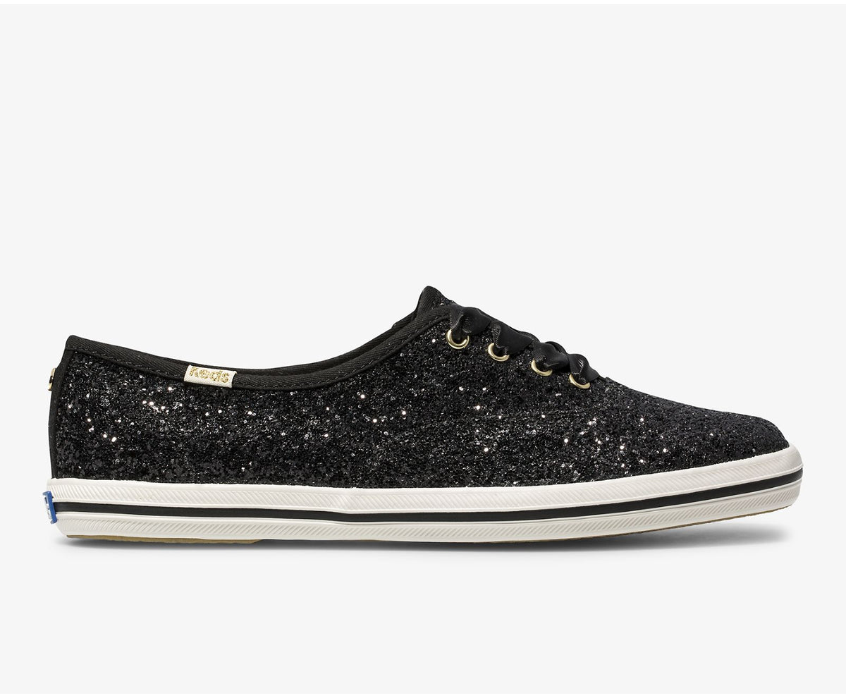 Women Keds x kate spade new york Champion Glitter Black Glitter - Keds