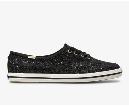 Women Keds x kate spade new york Champion Glitter Black Glitter - Keds