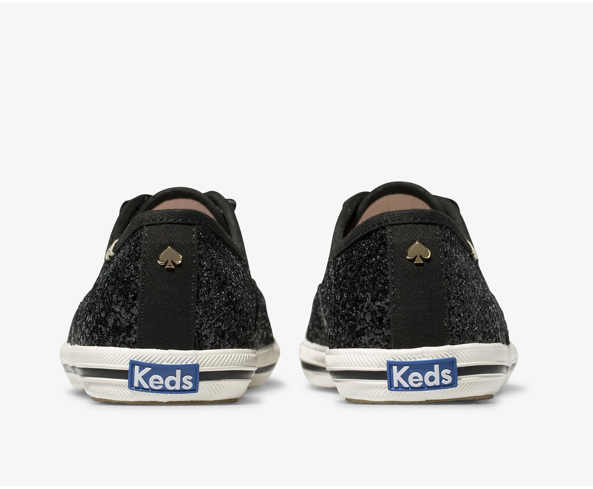Women Keds x kate spade new york Champion Glitter Black Glitter - Keds