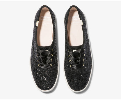 Women Keds x kate spade new york Champion Glitter Black Glitter - Keds