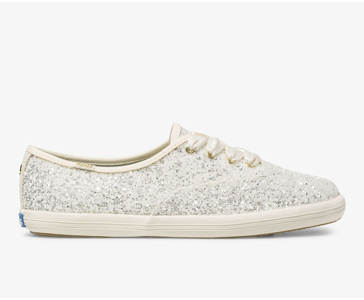 Women Keds x kate spade new york Champion Glitter Cream Glitter - Keds