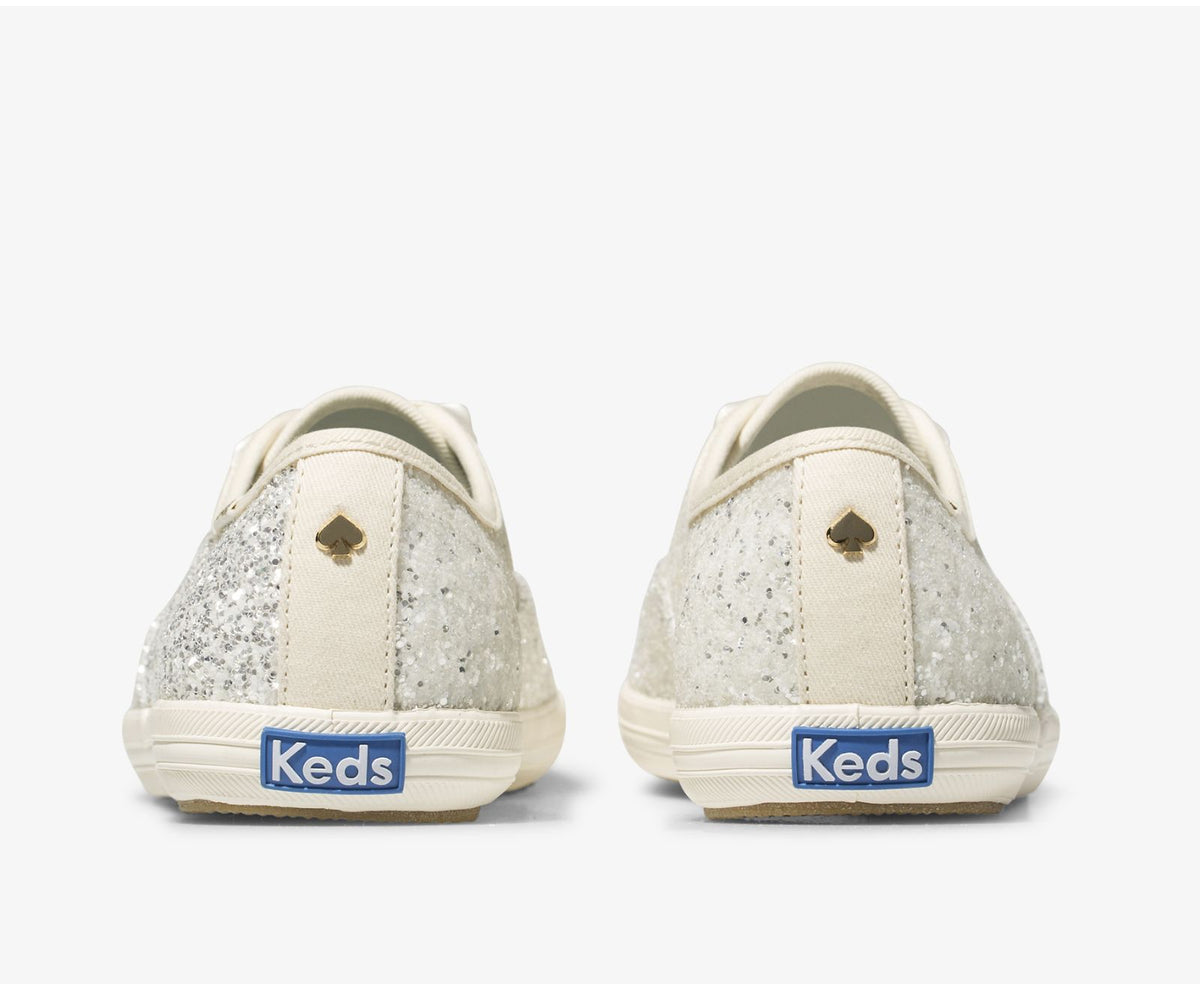 Women Keds x kate spade new york Champion Glitter Cream Glitter - Keds