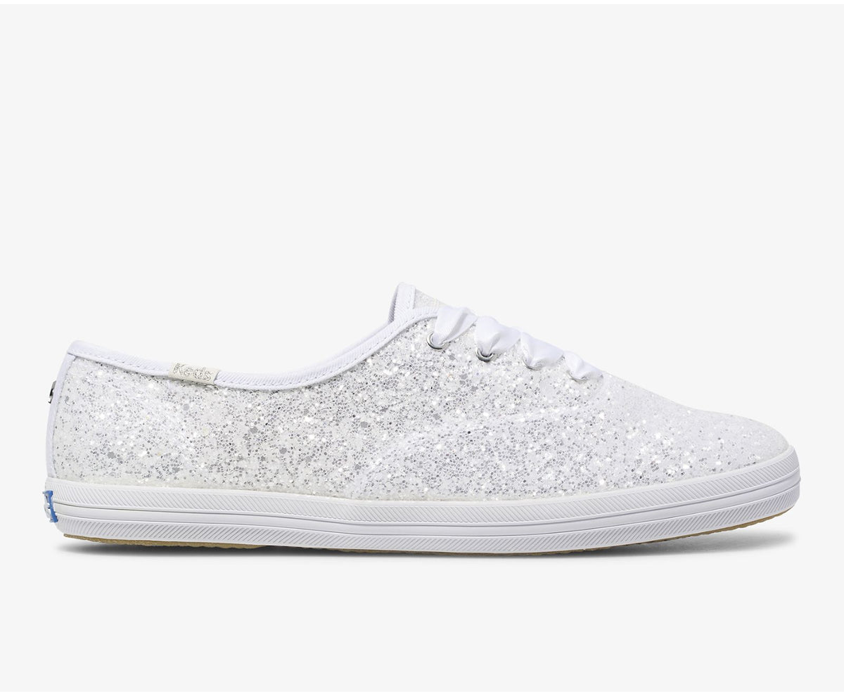 Women Keds x kate spade new york Champion Glitter White - Keds