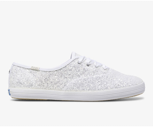 Women Keds x kate spade new york Champion Glitter White - Keds