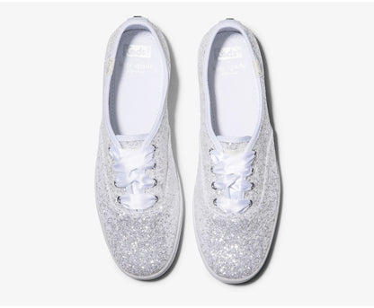 Women Keds x kate spade new york Champion Glitter White - Keds