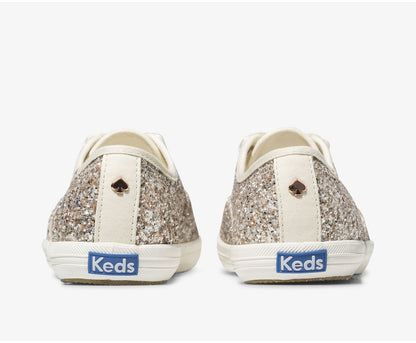 Women Keds x kate spade new york Champion Glitter Rose Gold Multi - Keds