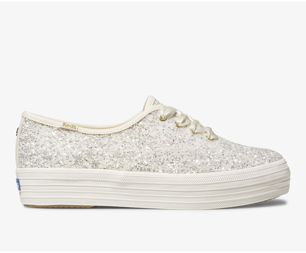Women Keds x kate spade new york Triple Glitter Cream - Keds