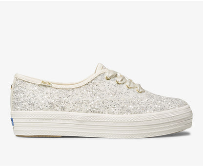 Women Keds x kate spade new york Triple Glitter Cream - Keds