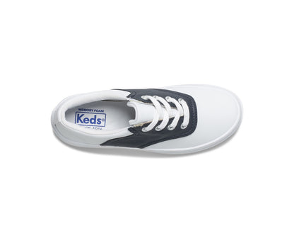 Girls Little Kid's School Days Sneaker White / Classic Navy - Keds