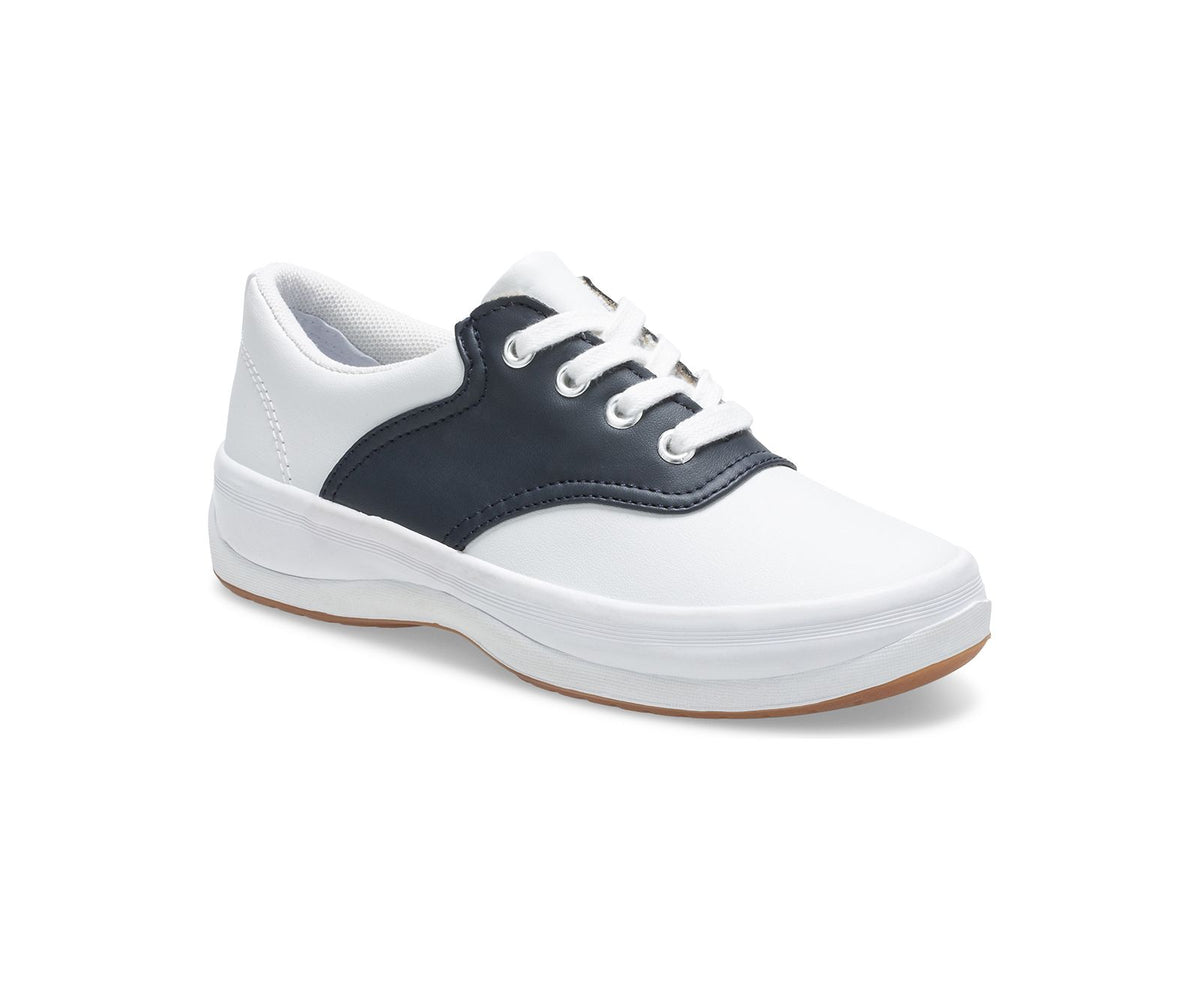 Girls Little Kid's School Days Sneaker White / Classic Navy - Keds