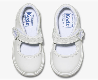 Girls Big Kid's Ella Mary Jane White - Keds