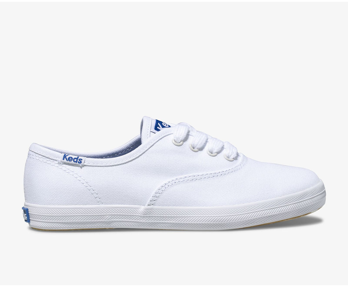 Girls Big Kid's Champion CVO Sneaker White Canvas - Keds