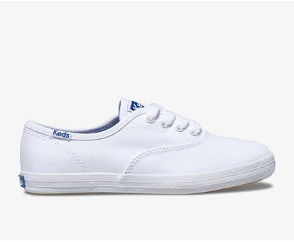 Girls Big Kid's Champion CVO Sneaker White Canvas - Keds