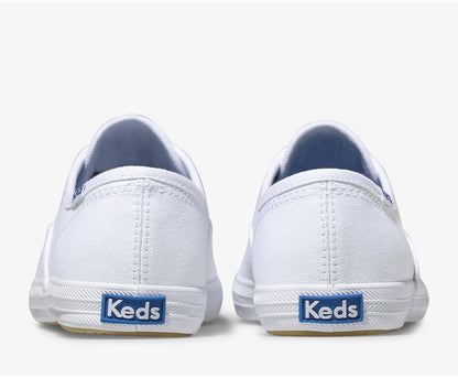 Girls Big Kid's Champion CVO Sneaker White Canvas - Keds