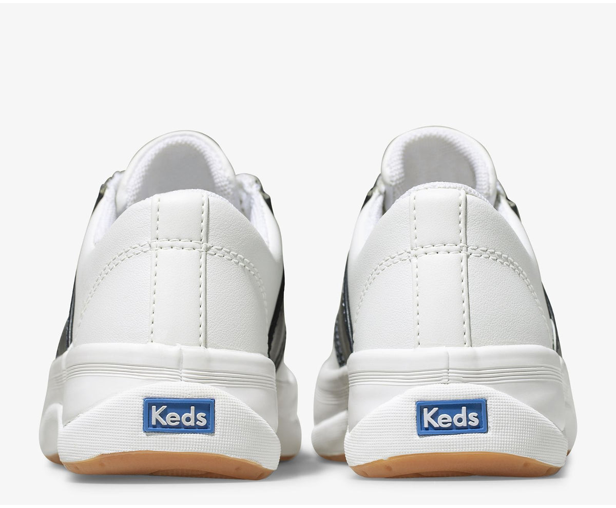 Girls Big Kid's School Days Sneaker White / Classic Navy - Keds