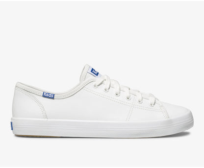 Women Kickstart Leather White/Blue - Keds