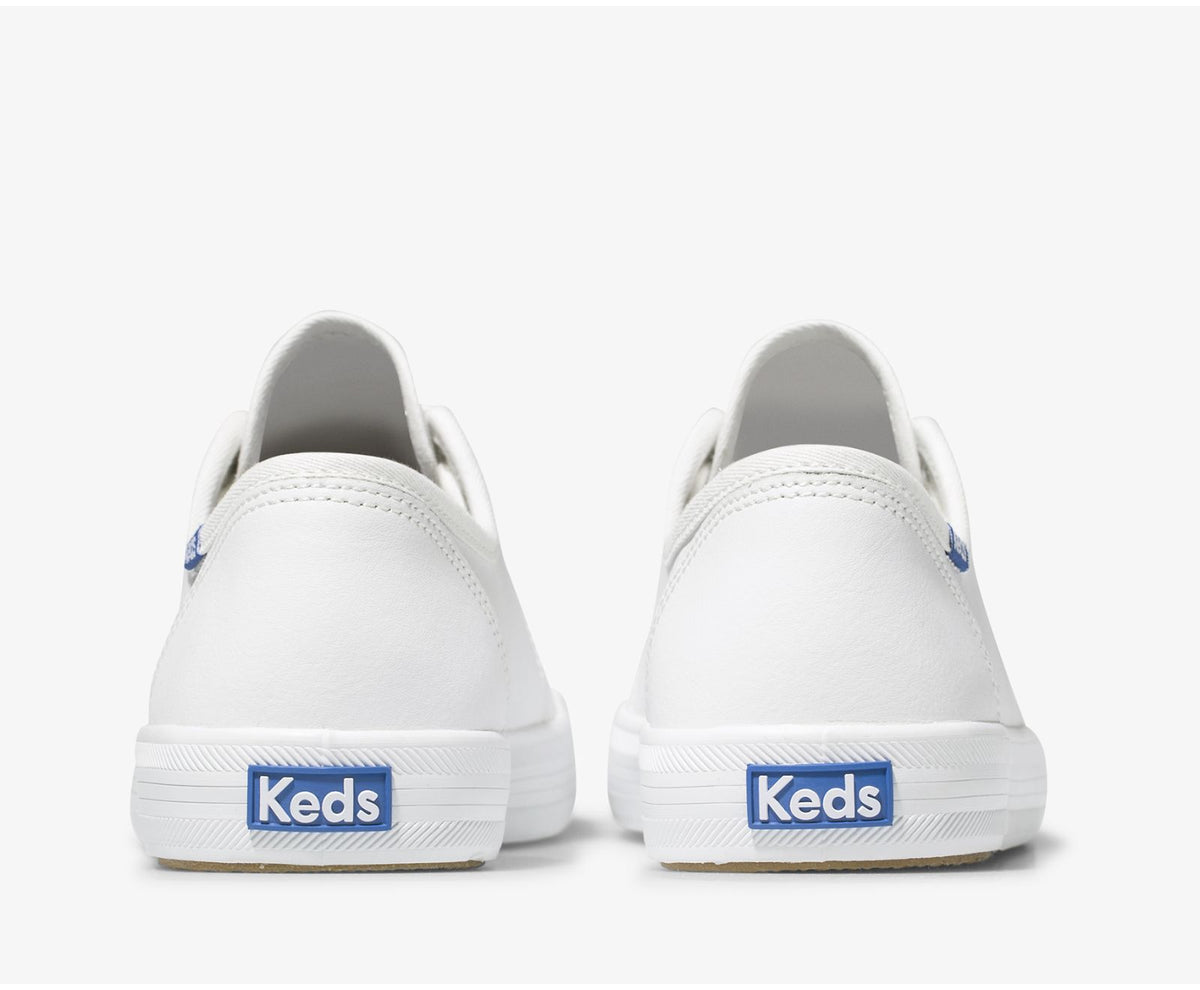 Women Kickstart Leather White/Blue - Keds