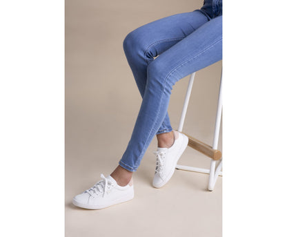 Women Ace Leather White Blush - Keds