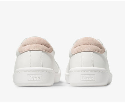 Women Ace Leather White Blush - Keds
