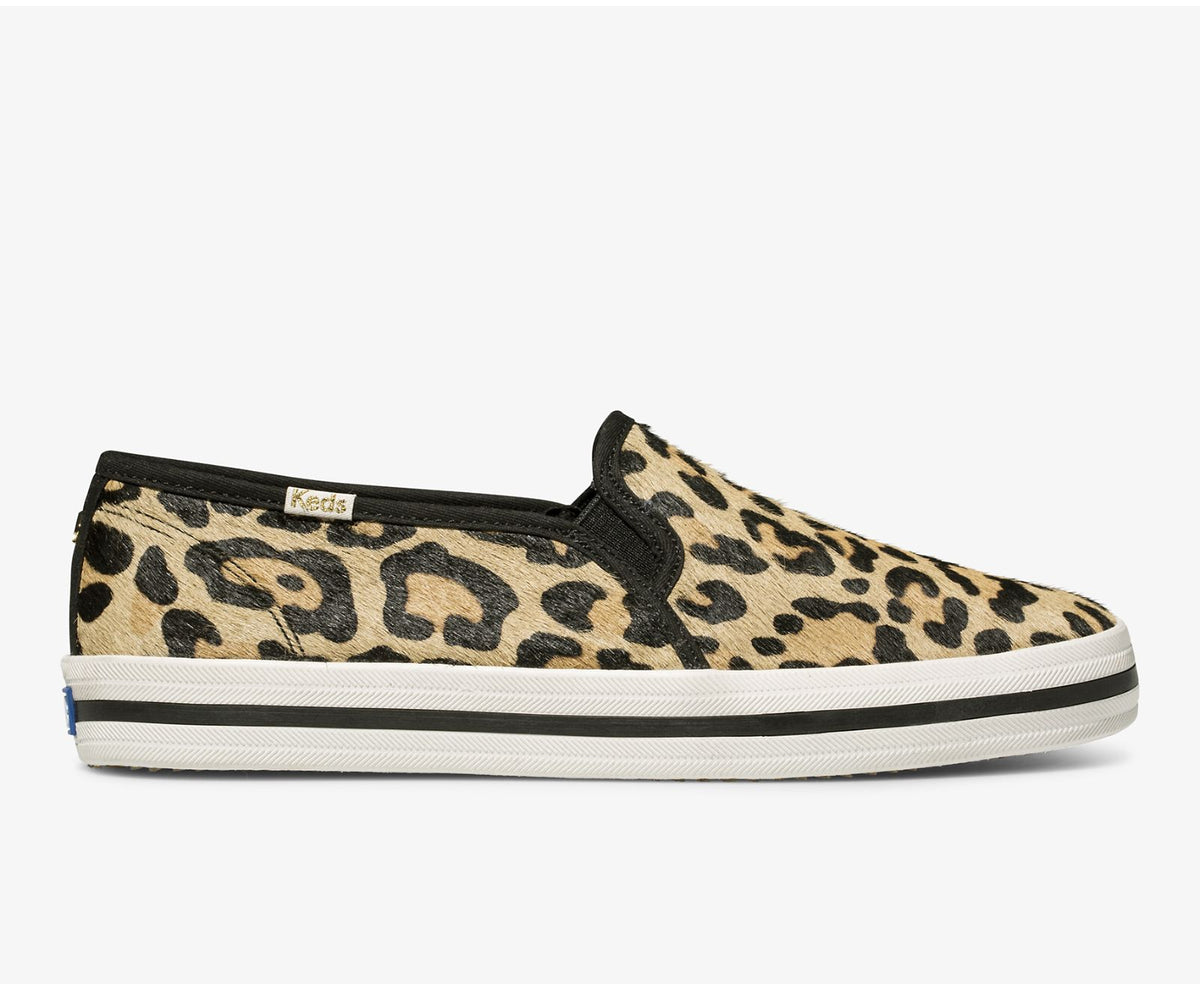 Women Keds x kate spade new york Calf Hair Slip On Leopard - Keds