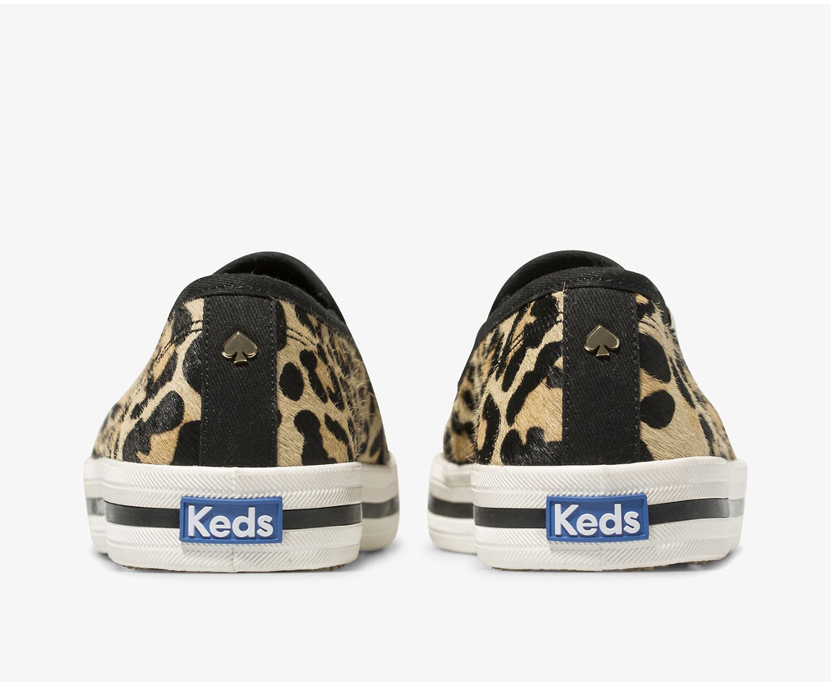 Women Keds x kate spade new york Calf Hair Slip On Leopard - Keds