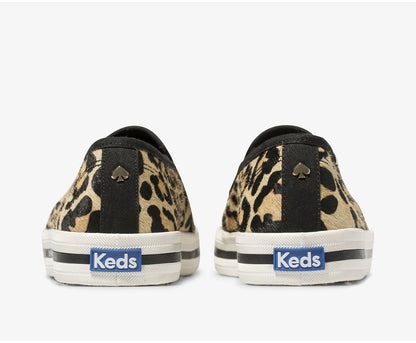 Women Keds x kate spade new york Calf Hair Slip On Leopard - Keds