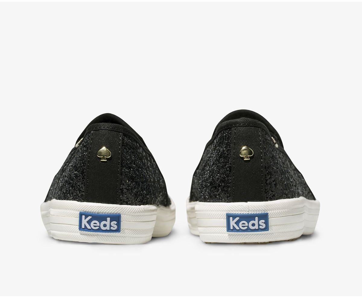 Women Keds x kate spade new york Double Decker Glitter Black - Keds