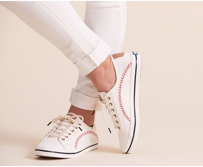 Women Kickstart Pennant Off White Canvas - Keds