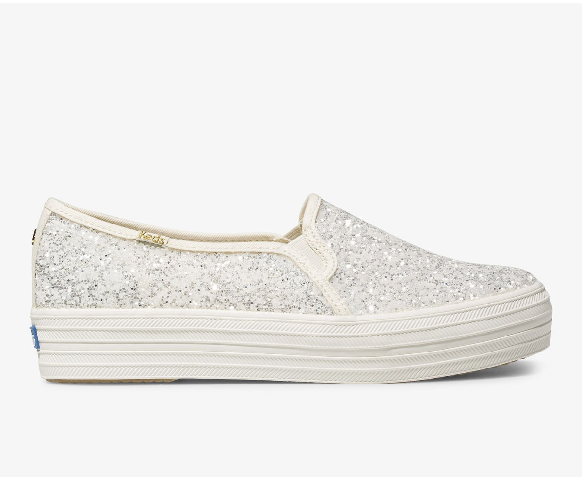 Women Keds x kate spade new york Triple Decker Glitter Cream - Keds
