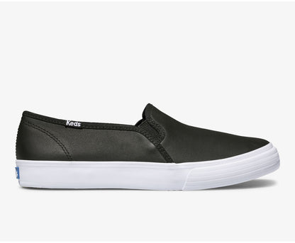 Women Double Decker Leather Black - Keds