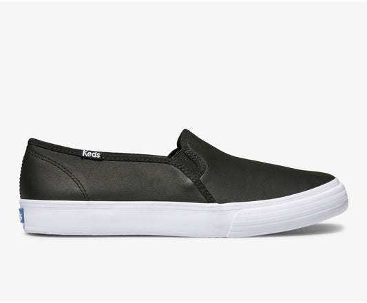 Women Double Decker Leather Black - Keds