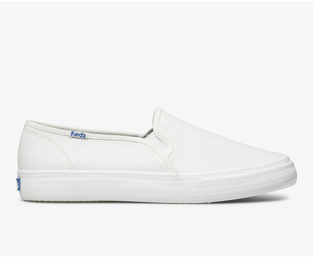 Women Double Decker Leather White - Keds