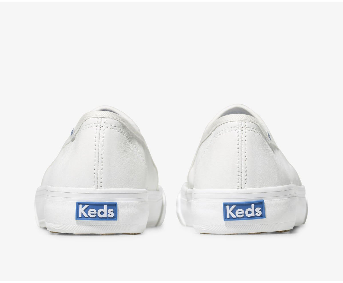 Women Double Decker Leather White - Keds