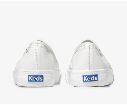 Women Double Decker Leather White - Keds