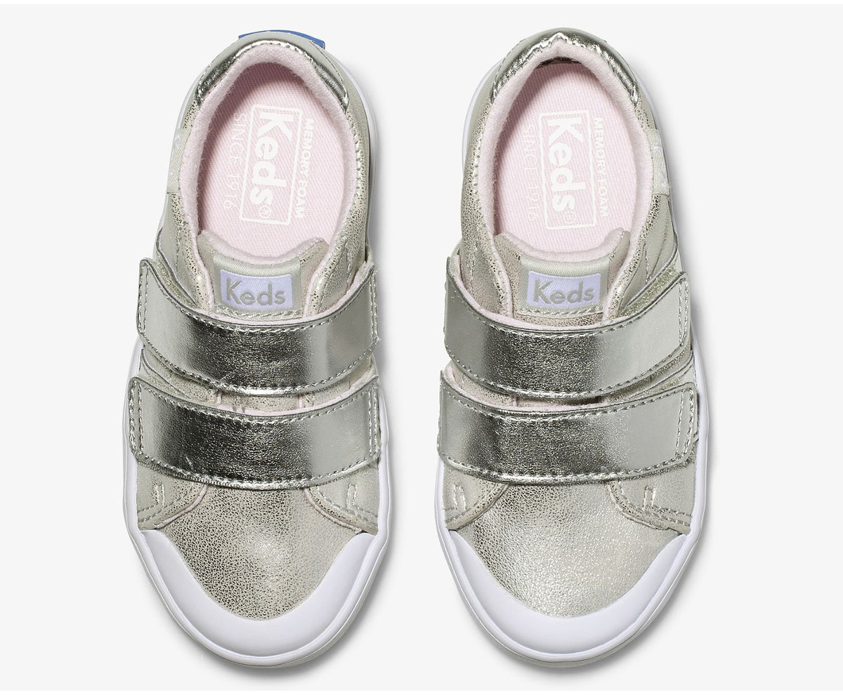 Girls Little Kid's Courtney HL Silver - Keds