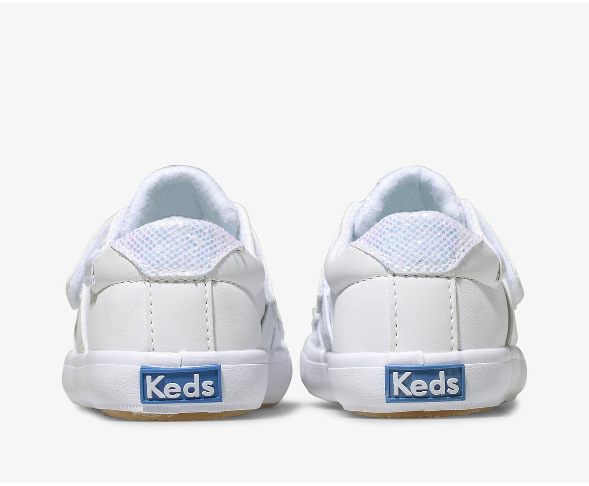 Girls Big Kid's Courtney HL White - Keds