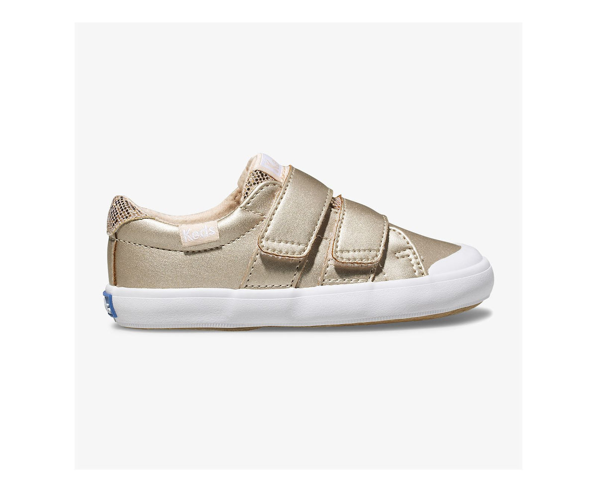Girls Big Kid's Courtney HL Rose Gold - Keds